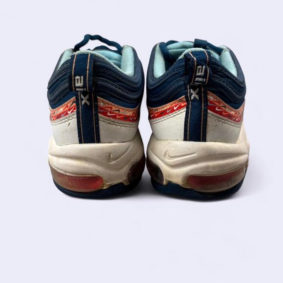 Nike Air Max 97 Size 7Y W8.5 Blue White Swoosh - Picture 5 of 8